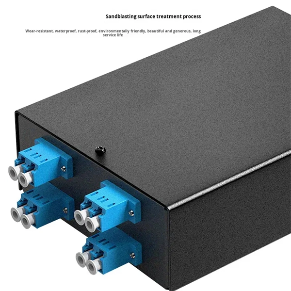 What is the working principle of a large fiber core beam splitter 