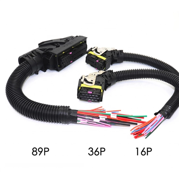 How deep should the ground wire of a three-level distribution box be buried 