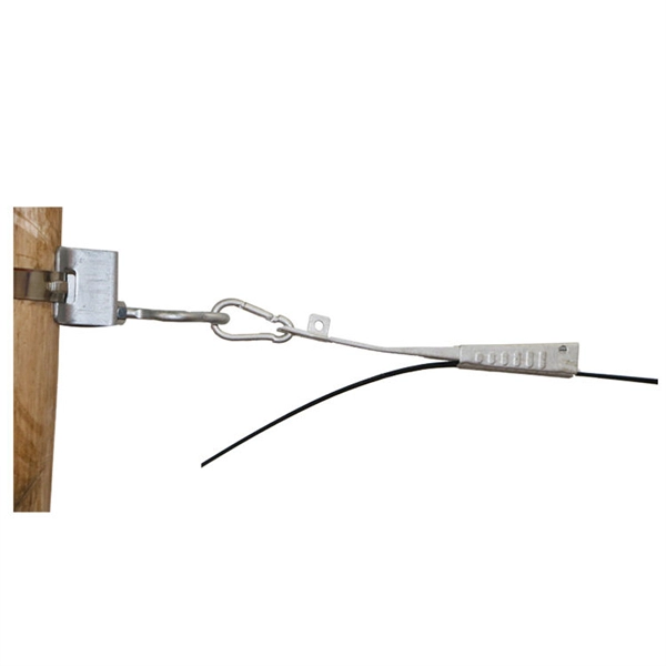 The distribution box is installed on a combustible material 