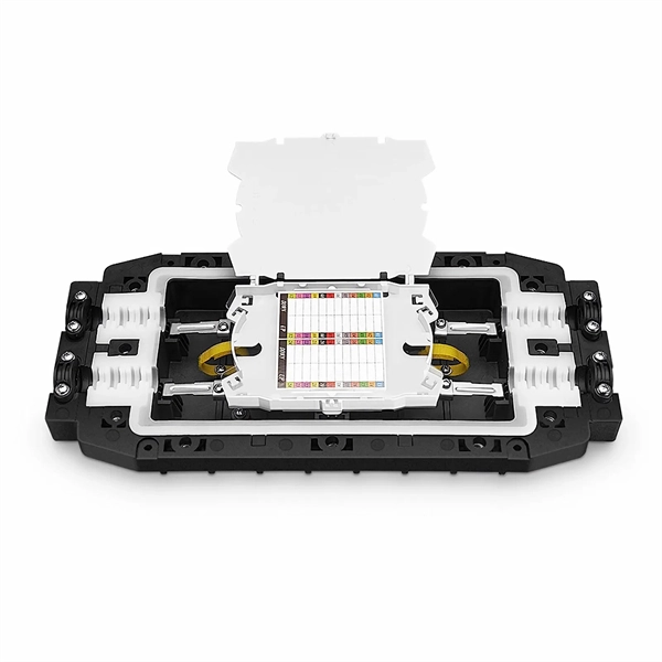 Where should the cables be connected to the distribution box 