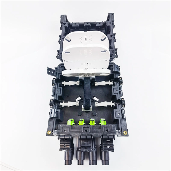 Underground to surface fiber optic cable