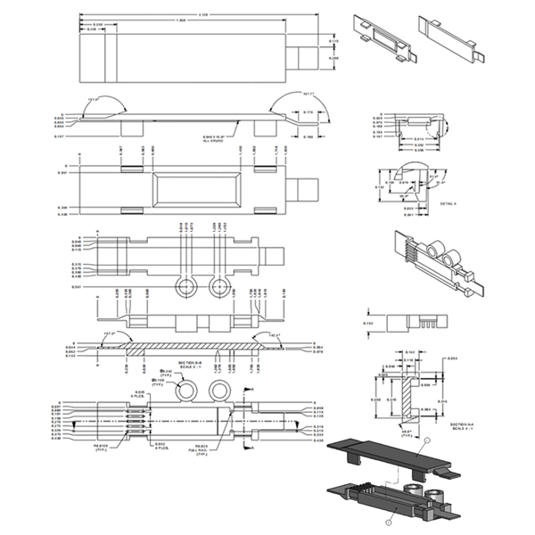 Schematic diagram of network cabinet equipment layout