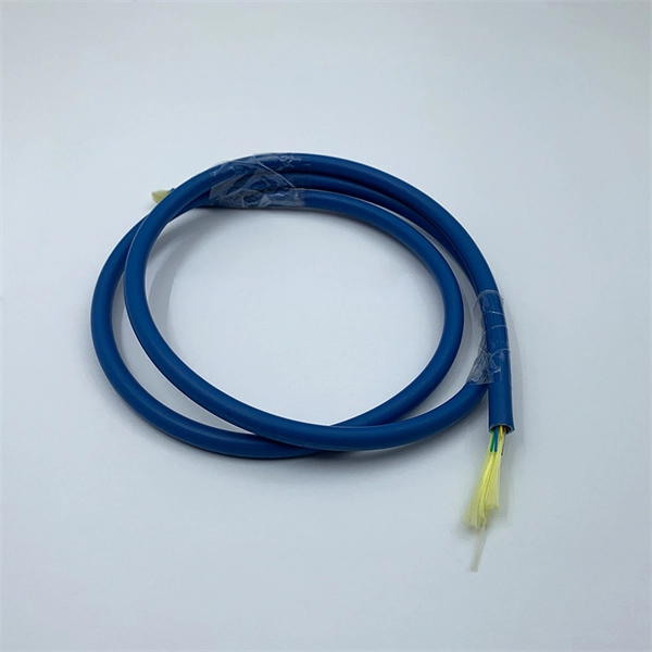 How many meters should the fiber optic splice box be above ground 
